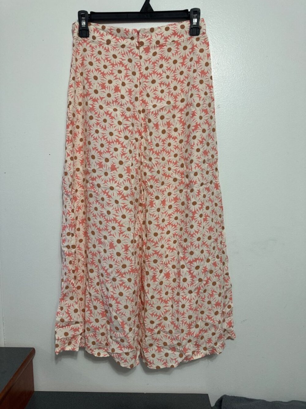 Floral Maxi Skirt By MNG In Pink & White With Daisy Pattern Size S Lightweight & - Picture 3 of 8